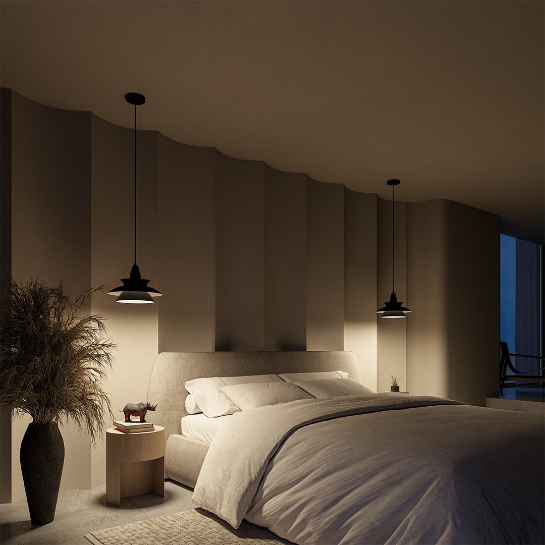 LumoNova Three Piece Pendant Lamp in Retro Charm Style - OpalDwell