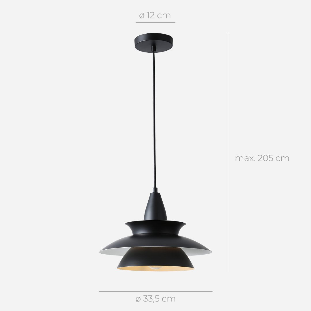 LumoNova Three Piece Pendant Lamp in Retro Charm Style - OpalDwell
