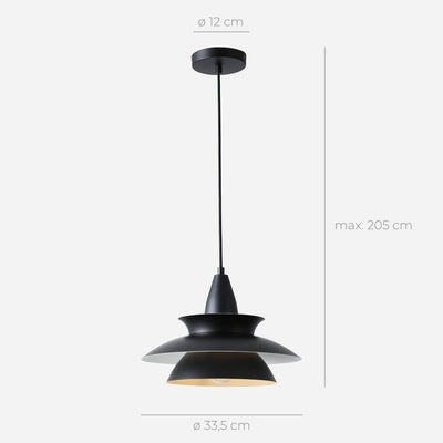 LumoNova Three Piece Pendant Lamp in Retro Charm Style - OpalDwell