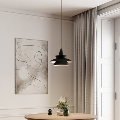 LumoNova Three Piece Pendant Lamp in Retro Charm Style - OpalDwell