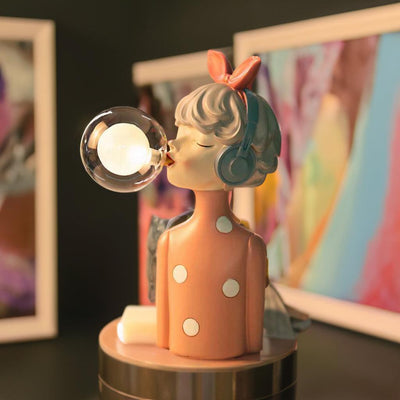 LumaSprite Cartoon Bubble Lamp Nightlight Statue For Kids - OpalDwell