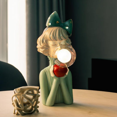 LumaSprite Cartoon Bubble Lamp Nightlight Statue For Kids - OpalDwell