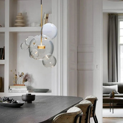 OrbisGlow Sphere Pendant Light for Modern Interiors OpalDwell