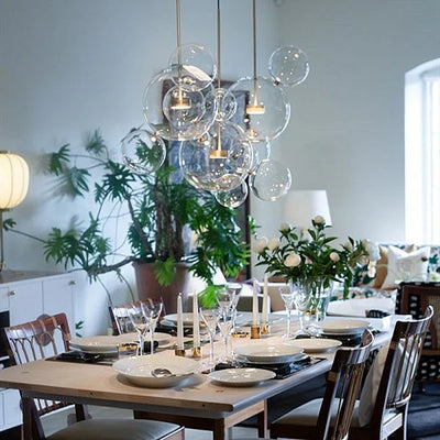 OrbisLuxe Sphere Pendant Light for Modern Interiors OpalDwell
