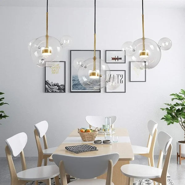 OrbisGlow Sphere Pendant Light for Modern Interiors OpalDwell