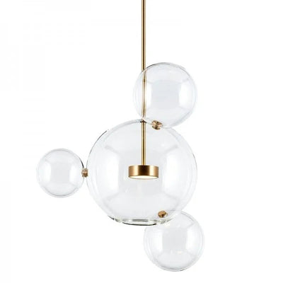 OrbisLuxe Sphere Pendant Light for Modern Interiors OpalDwell