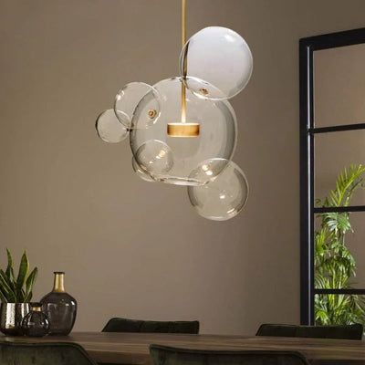 OrbisLuxe Sphere Pendant Light for Modern Interiors OpalDwell