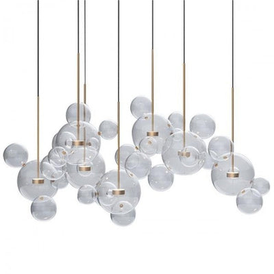 OrbisLuxe Sphere Pendant Light for Modern Interiors OpalDwell