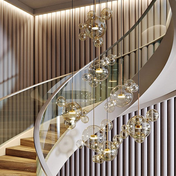 OrbisGlow Sphere Pendant Light for Modern Interiors OpalDwell