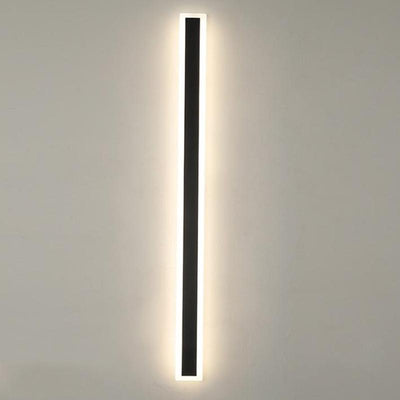 Frostline Linear Outdoor Wall Lamp with Acrylic Pane - OpalDwell