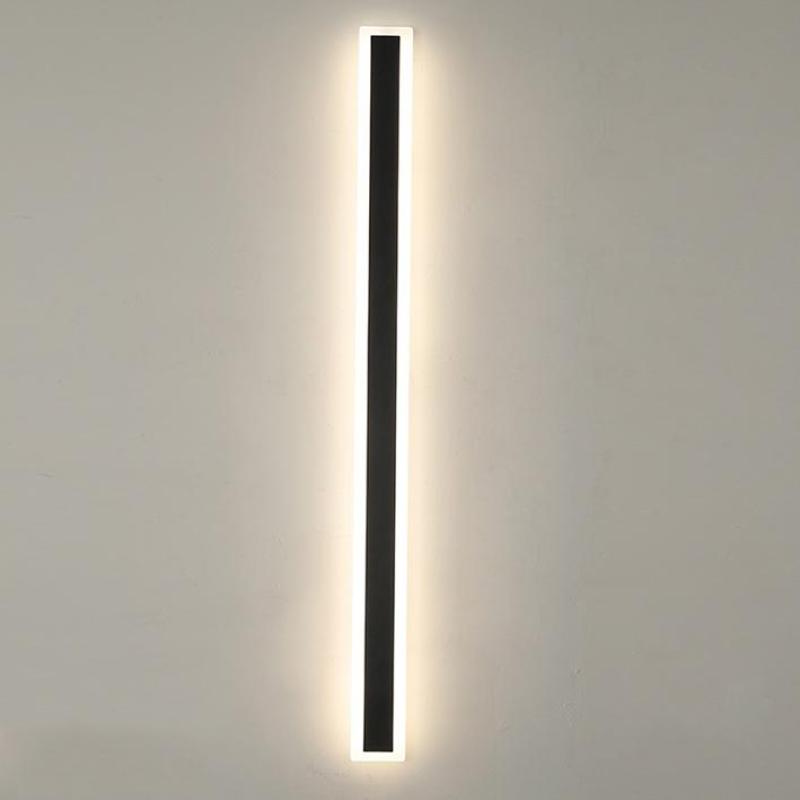 Frostline Linear Outdoor Wall Lamp with Acrylic Pane - OpalDwell