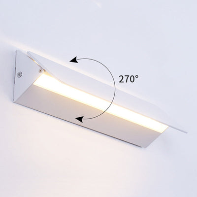 NovaLume LED Metal Indoor Wall Lamp Rotatable White - OpalDwell