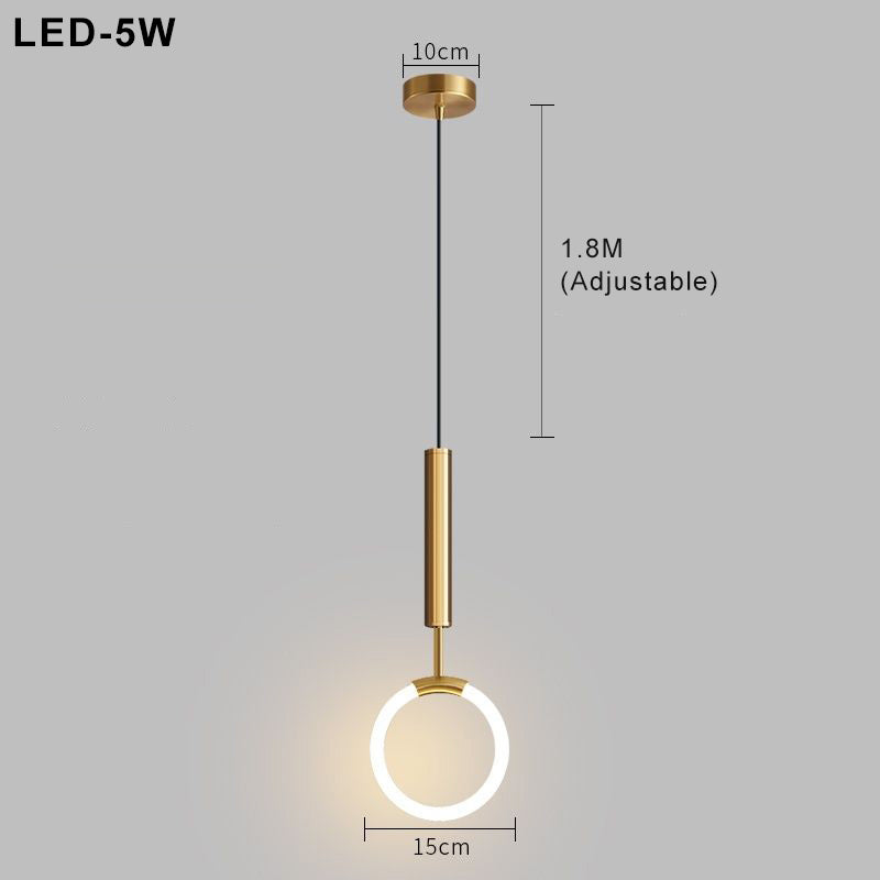 Nordic Minimal Pendant Lamp With Elegant Design Elements - OpalDwell