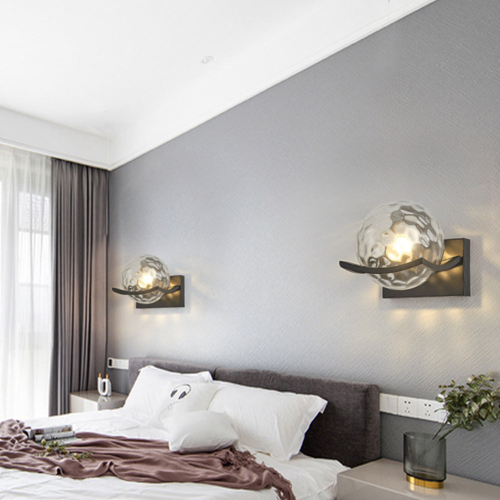 NovaLuxe Glass LED Wall Lamp for Modern Living Rooms - OpalDwell