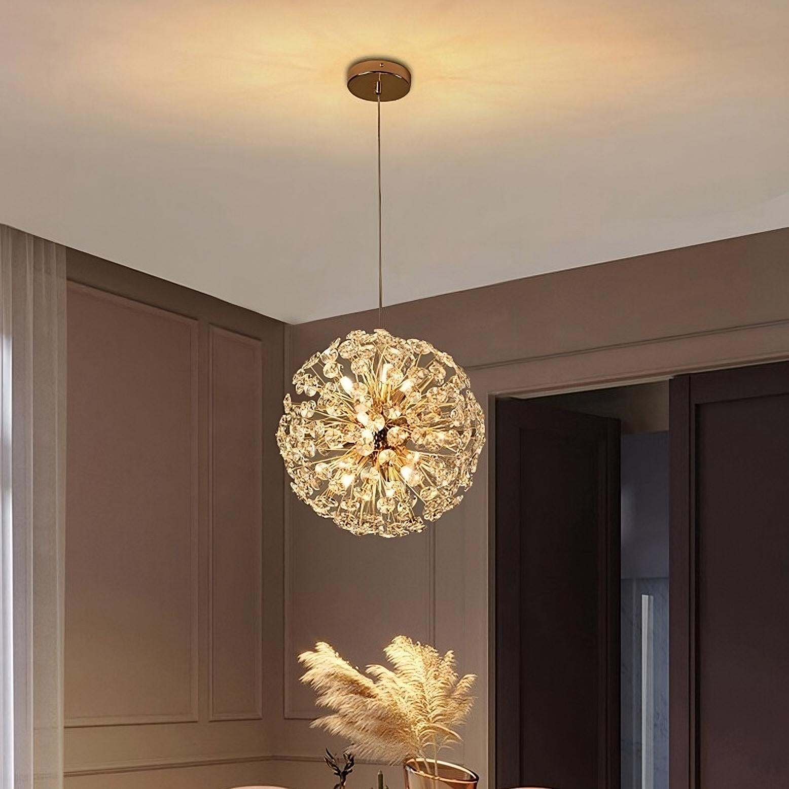 Lustre Burst Pendant Lamp, Modern Decorative Ceiling Chandelier OpalDwell