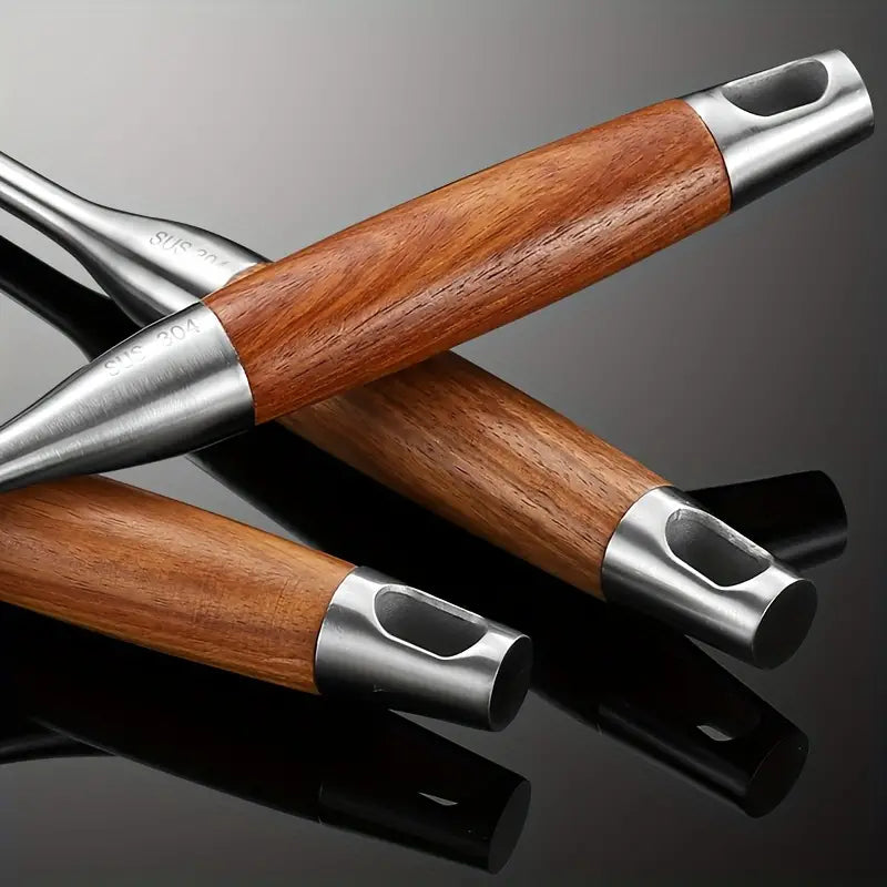 Aurora Gold and Silver Stainless Steel Kitchen Utensils - OpalDwell