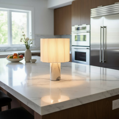 Modern Marble Table Lamp For Elegant Decorative Lighting - OpalDwell