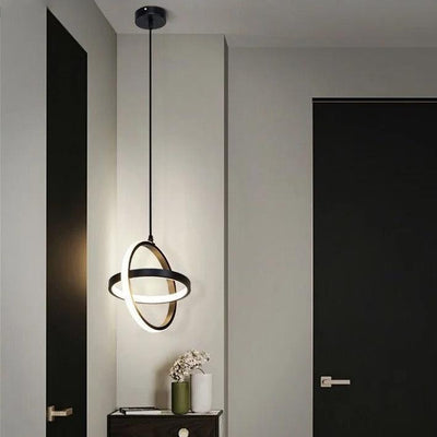 Liora | Geometric Hanging Pendant Light - OpalDwell