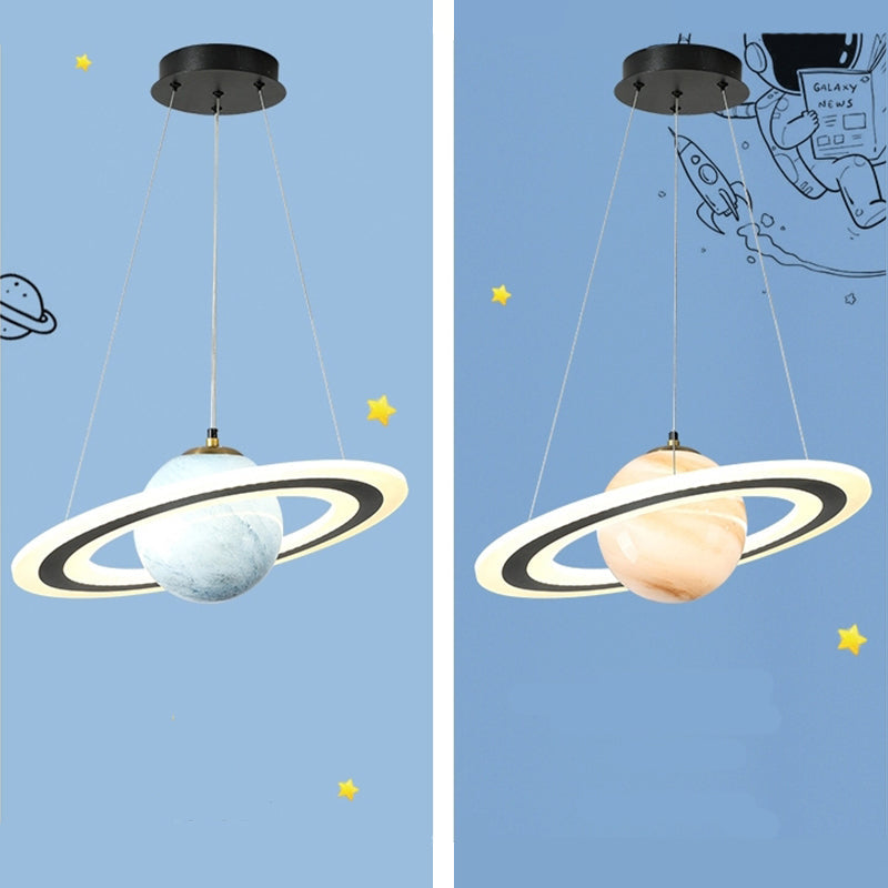 Orion Orbit Pendant Light Dimmable Galaxy Glow Effect - OpalDwell