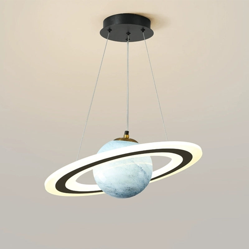Orion Orbit Pendant Light Dimmable Galaxy Glow Effect - OpalDwell