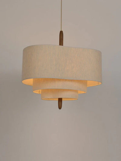LuminaWeave Fabric Chandelier for Warm Cozy and Elegant Ambience OpalDwell