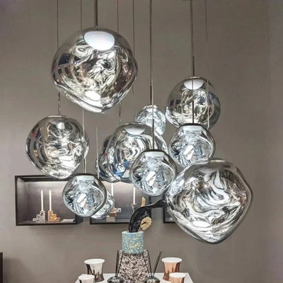 Fjordline Nordic Glass Pendant Light For Living Rooms, Dining Rooms, Kitchens OpalDwell