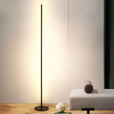 Contemporary Dimmable Floor Lamp With Soft LED Ambient Lighting For Living Areas OpalDwell