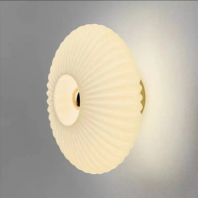 AeroLume Ripple Glass Wall Lamp for Ambient Lighting - OpalDwell