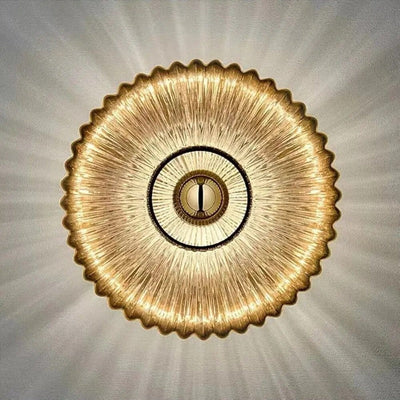 AeroLume Ripple Glass Wall Lamp for Ambient Lighting - OpalDwell
