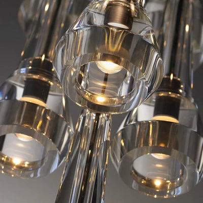 Asterra Premium Full Copper K9 Crystal LED Pendant Lights - OpalDwell