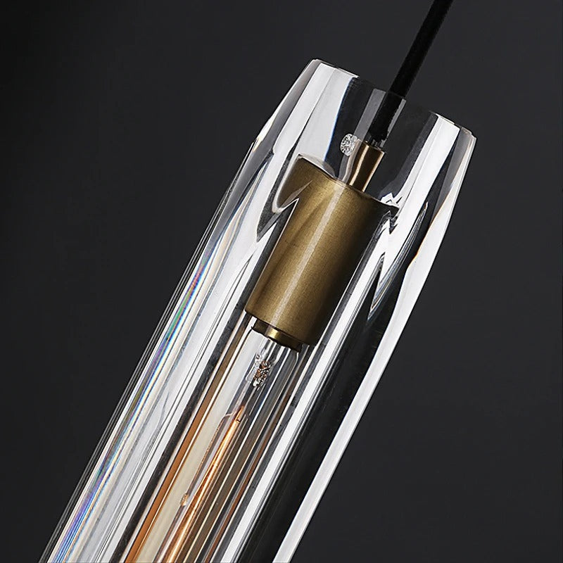 Asterra Premium Full Copper K9 Crystal LED Pendant Lights - OpalDwell