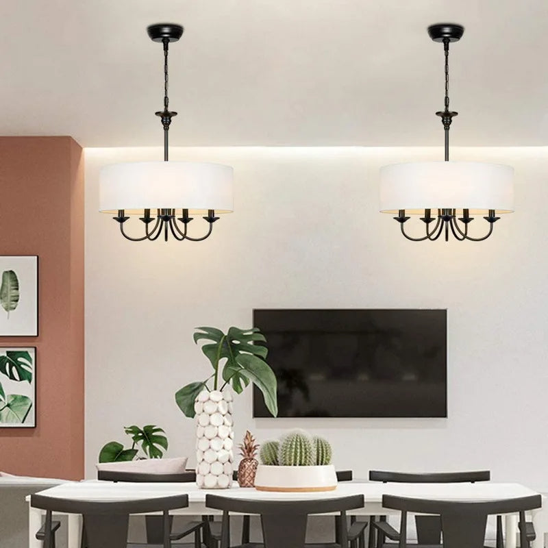 Lumenora | Drum Chandelier - OpalDwell