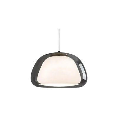 Luminex | Double Glass Dome Pendant Light With Soft Glow - OpalDwell
