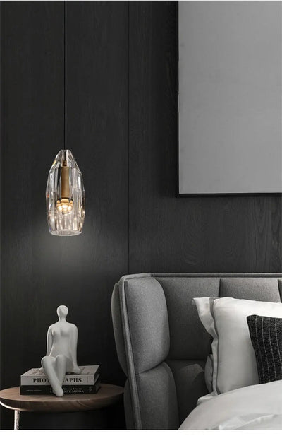 Asterra Premium Full Copper K9 Crystal LED Pendant Lights - OpalDwell