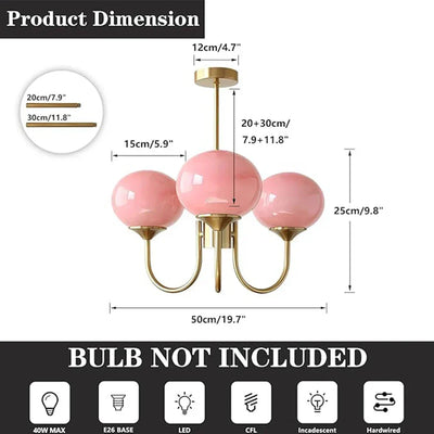 Liora Blush Chandelier - OpalDwell
