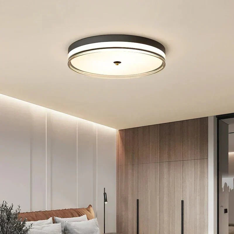 Nyra Ceiling Light Modern Minimalist Glow By LumaNova - OpalDwell
