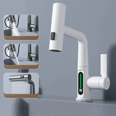 AquaLuxe Digital Waterfall Faucet | OpalDwell OpalDwell