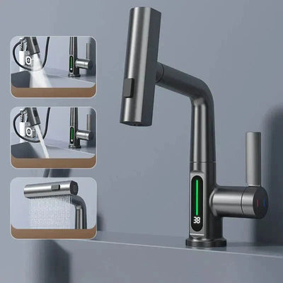 AquaLuxe Digital Waterfall Faucet | OpalDwell OpalDwell
