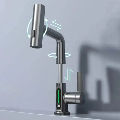 AquaLuxe Digital Waterfall Faucet | OpalDwell OpalDwell