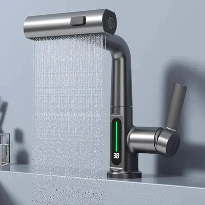 AquaLuxe Digital Waterfall Faucet | OpalDwell OpalDwell
