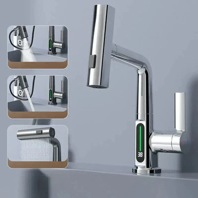 AquaLuxe Digital Waterfall Faucet | OpalDwell OpalDwell