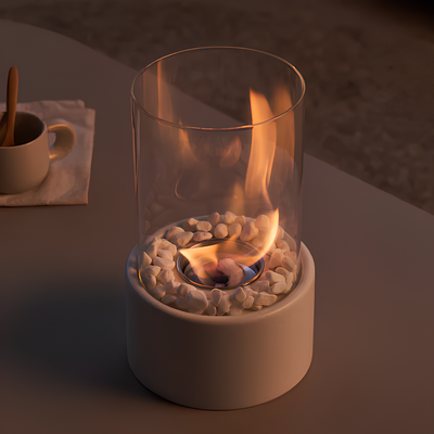Classic Oil Lamp with Open Flame - Lumora | OpalDwell - OpalDwell