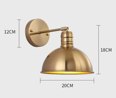 Vintage Arm Mounted Wall Lamp - OpalDwell