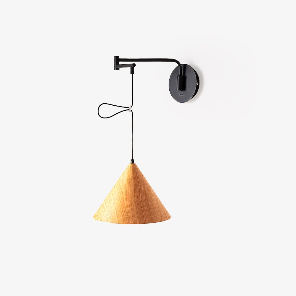 Aeron Swing-Arm Wall Lamp With Adjustable Reading Light - OpalDwell