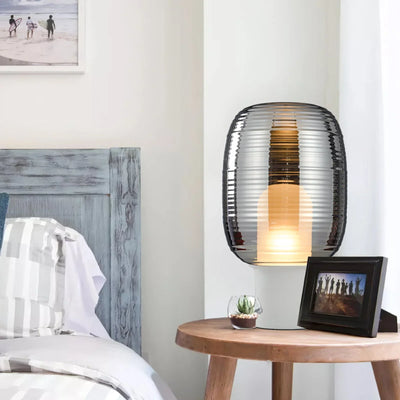 Decorative Glass Table Lamp For Contemporary Home Lighting - OpalDwell