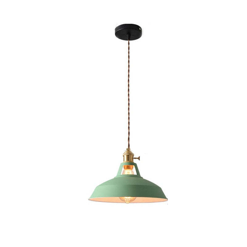 Lyrae Morandi-Style Colorful Metal Pendant Light Glow - OpalDwell