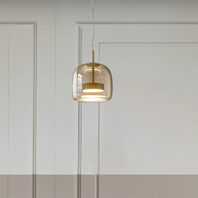 Aurelian Retro Pendant Lamp with Cozy Amber Glow Effect - OpalDwell