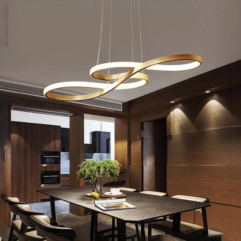 Aeronis Alloy Pendant Chandelier for Modern Nordic Ceiling Lighting OpalDwell