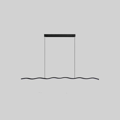 LumiNova Pendant Light Modern LED in Black and White - OpalDwell