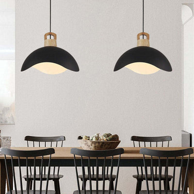Noctara Vintage Pendant Light in Black Matte Metal - OpalDwell